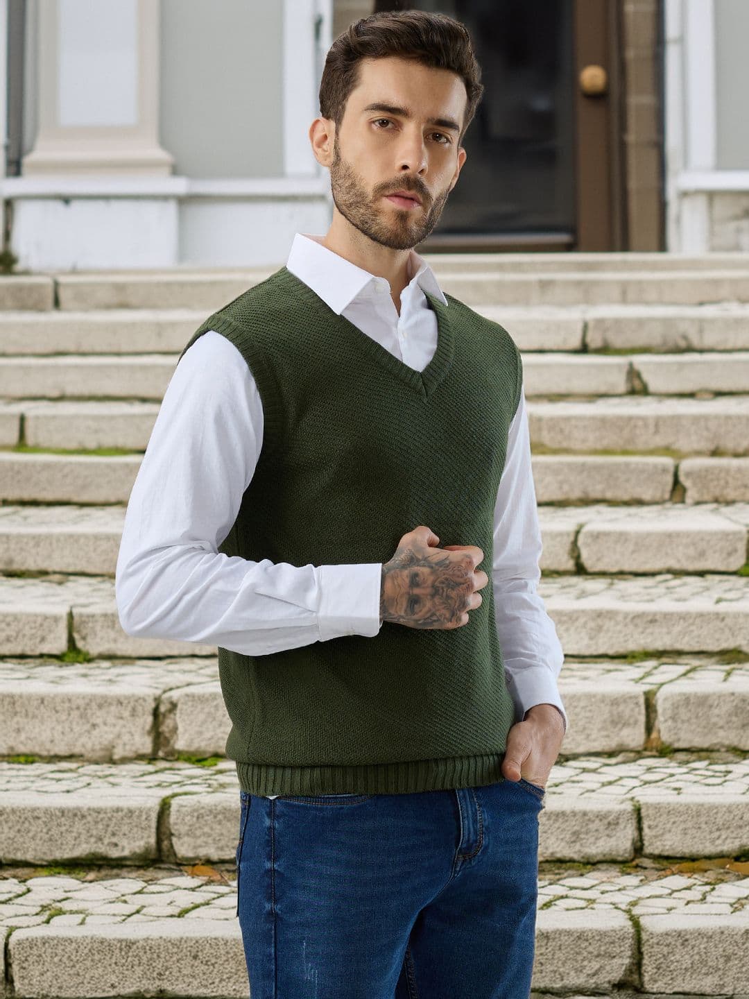 Status Quo Men Sweater Vest - view 1