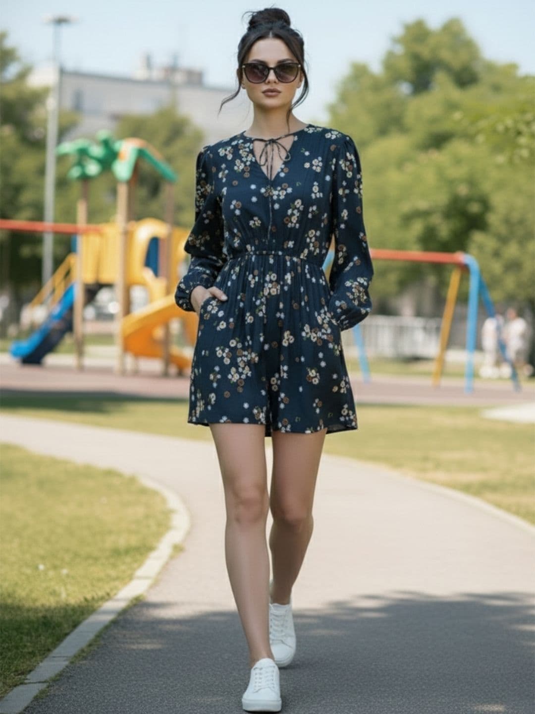 June 9 Clothing Printed Jumpsuit - view 1