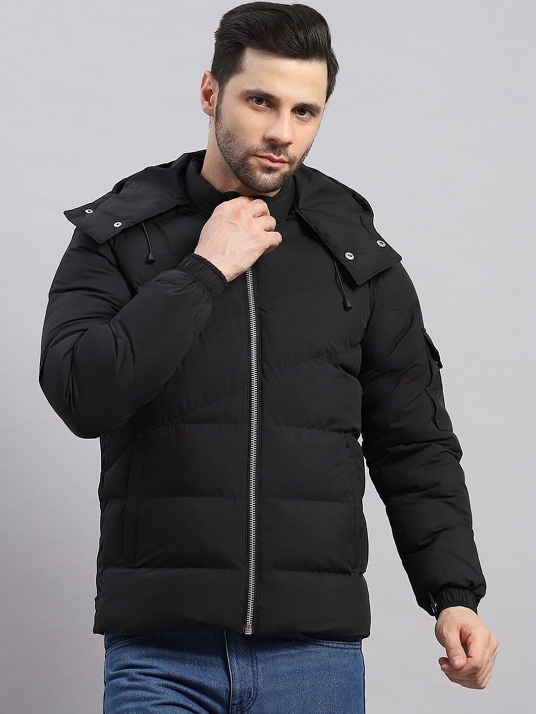 rock.it Men Typography Lightweight Puffer Jacket - view 1