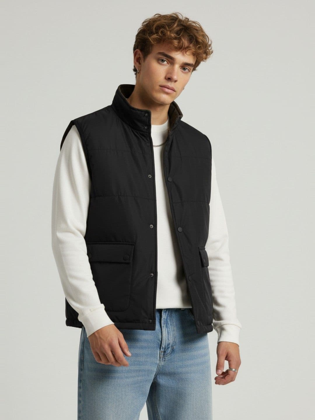 glitchez Relaxed Reversible Tailored Jacket - view 1