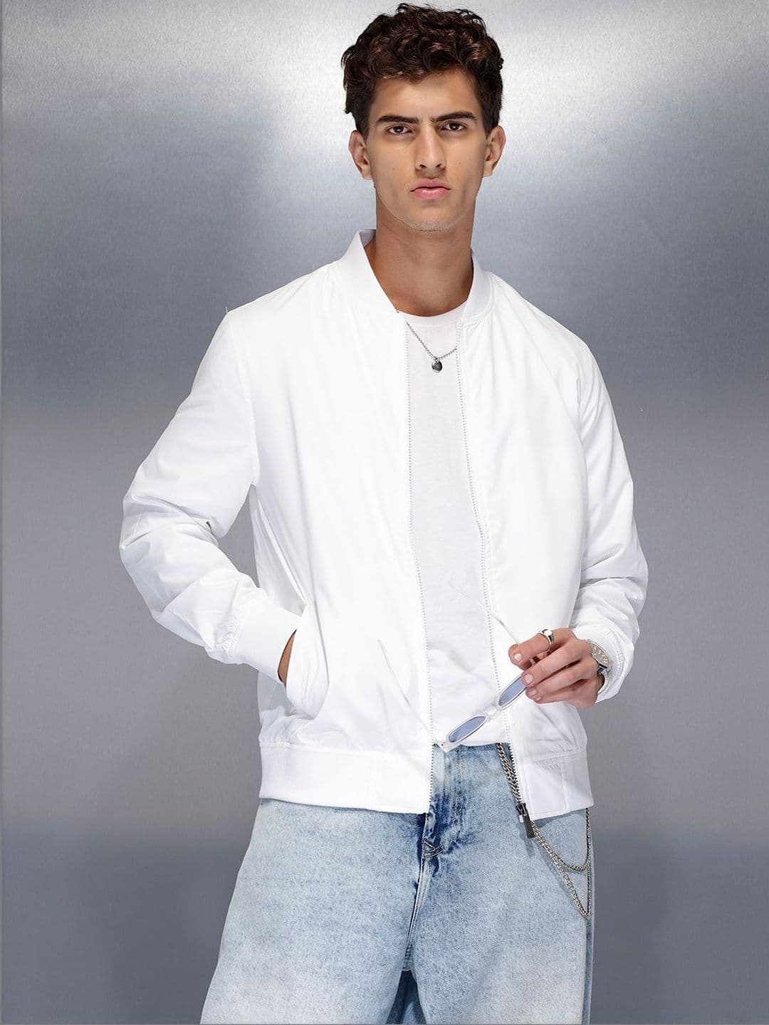 WROGN Men Lightweight Bomber Jacket - view 1