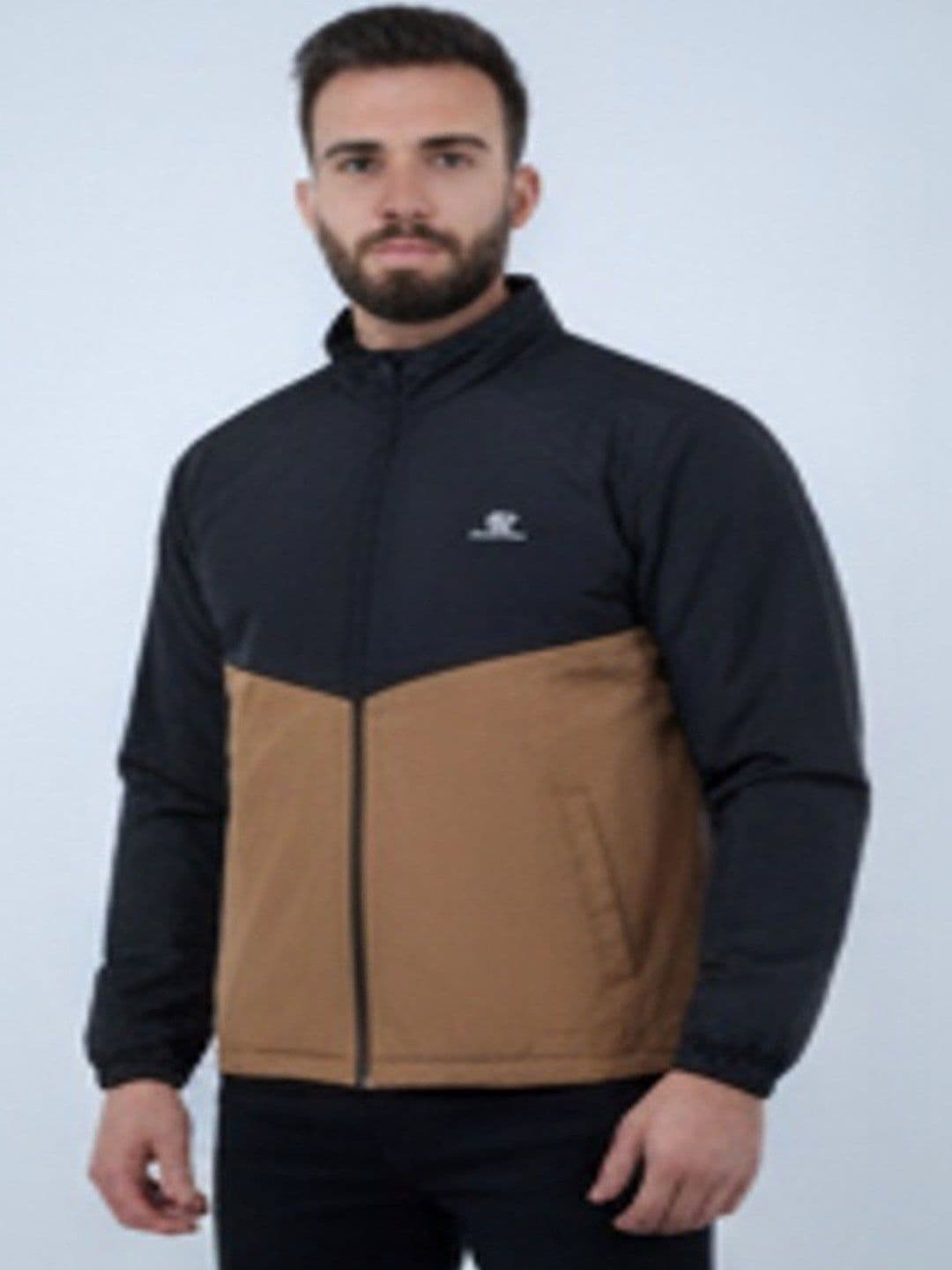 RAUSHANI FASHIONS Men Colourblocked Lightweight Sporty Jacket - view 1