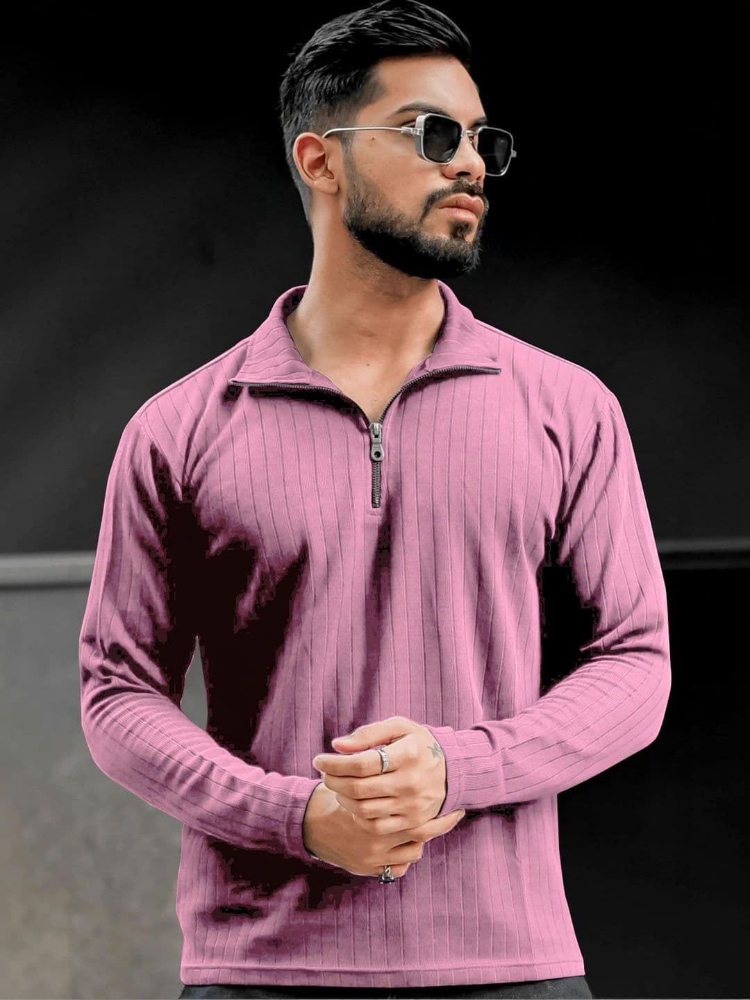 HAPPY KHAJANA Men Polo Collar T-shirt - view 1
