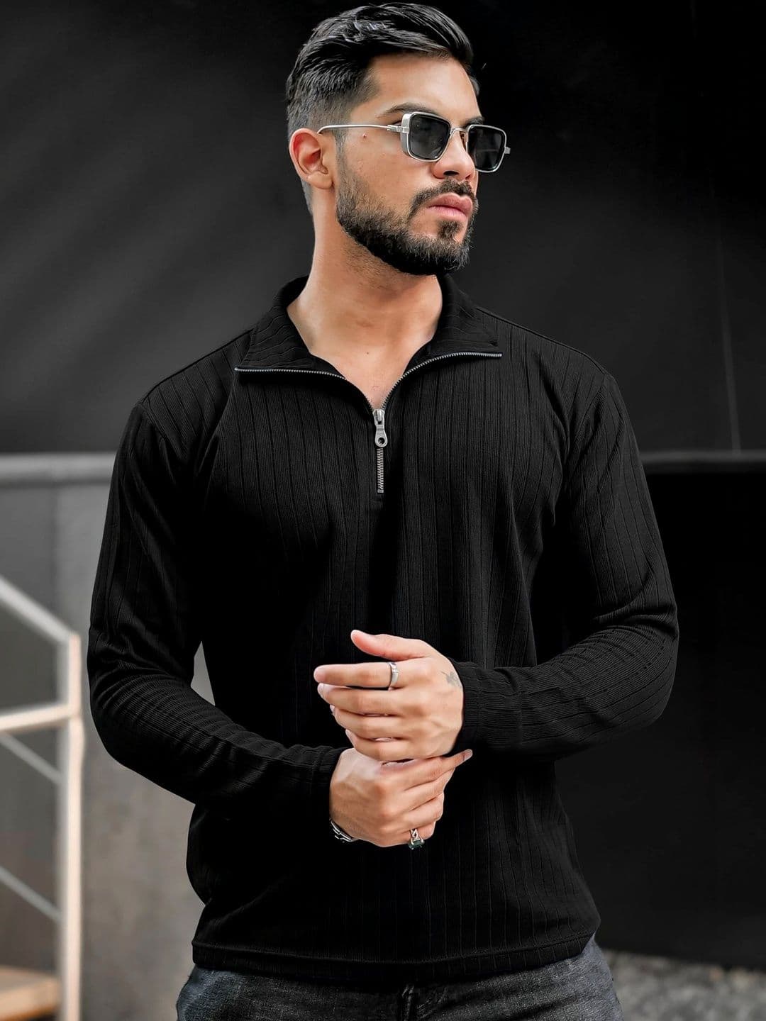HAPPY KHAJANA Men Polo Collar T-shirt - view 1