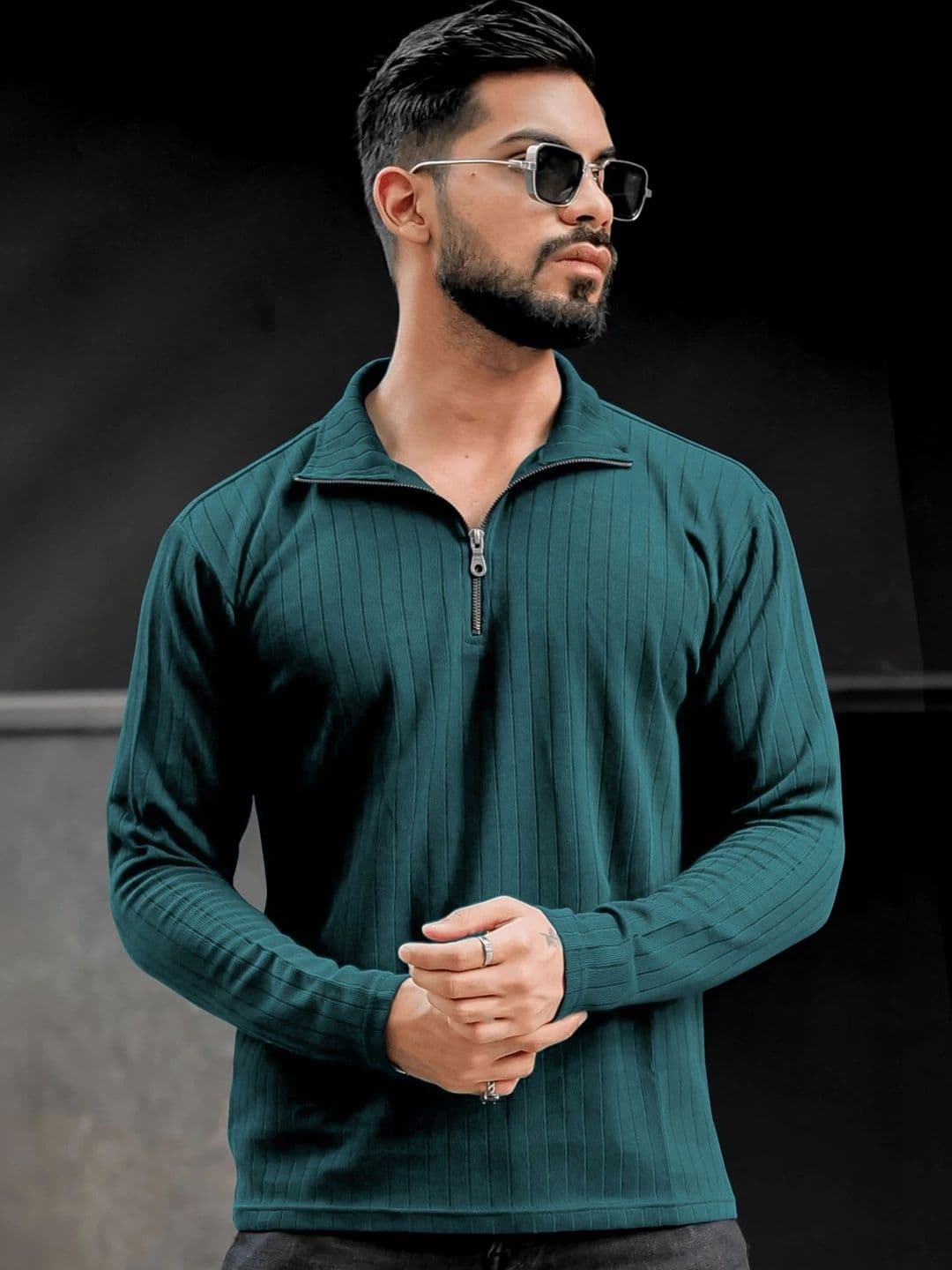 HAPPY KHAJANA Men Polo Collar T-shirt - view 1