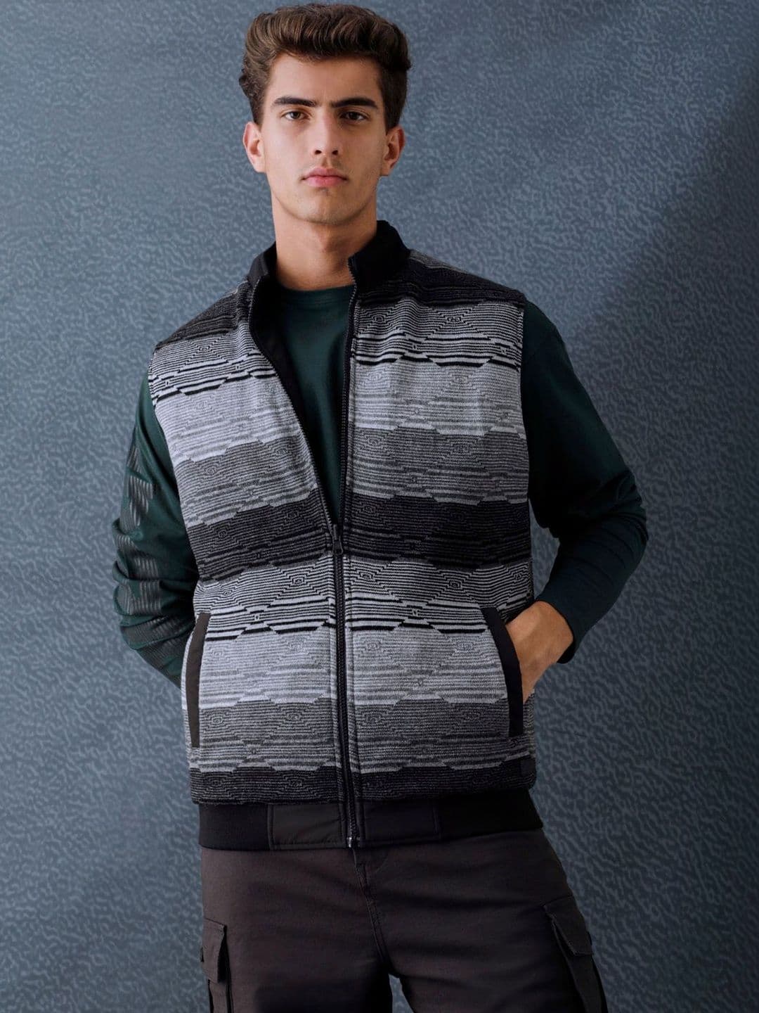 VOLTEDGE Men Reversible Sleeveless Fashion Jacket - view 1