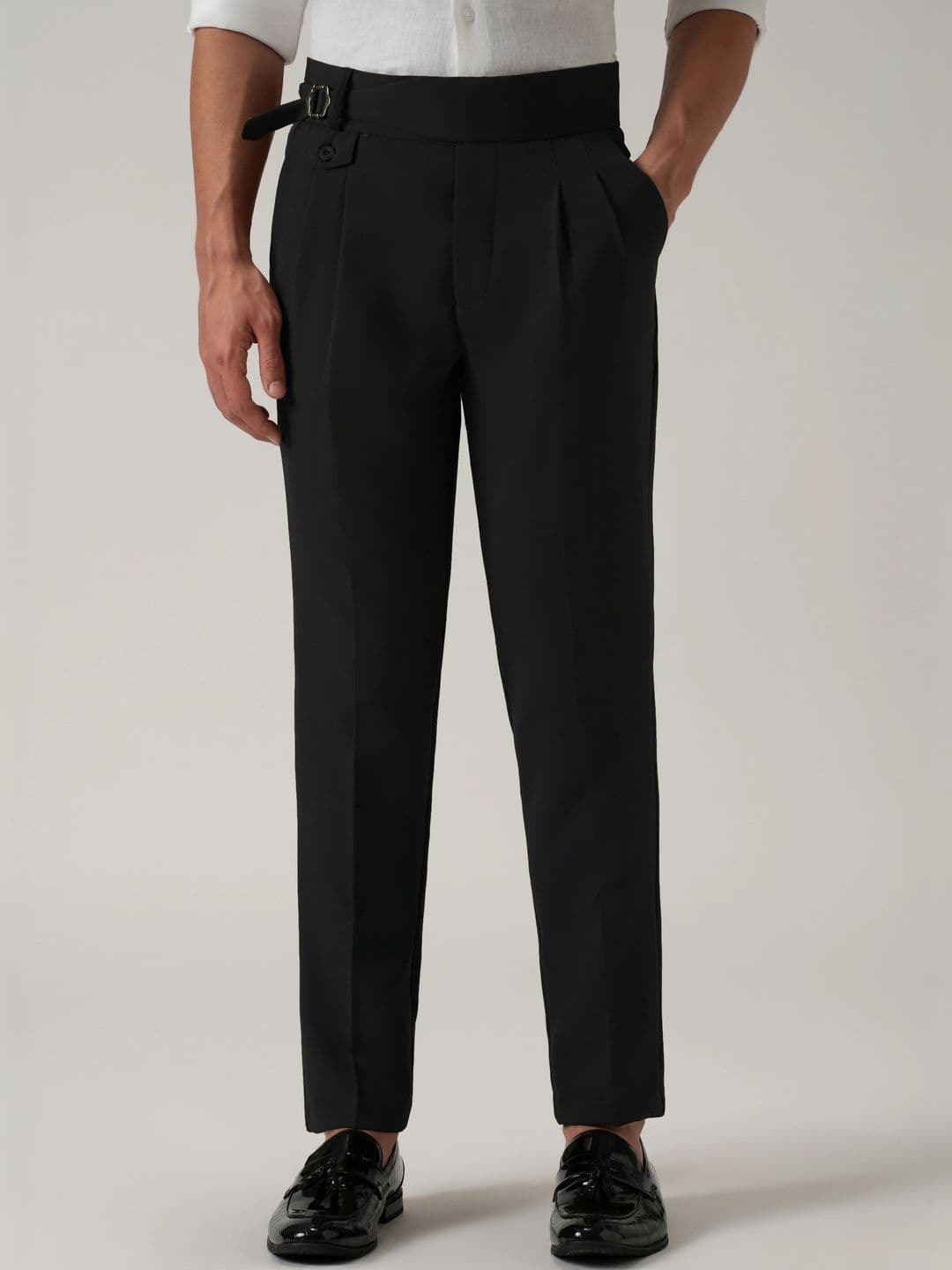 MANCREW Men Tailored Wrinkle Free Pleated Gurkha pant - view 1