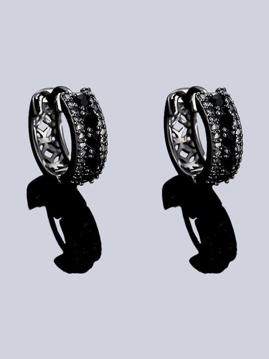StyleCast x Revolte Classic Half Hoop Earrings - view 1