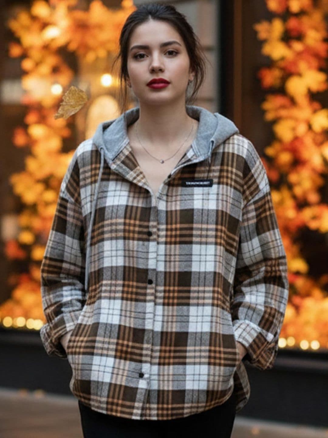 HERE&NOW Women Checked Tailored Jacket - view 1