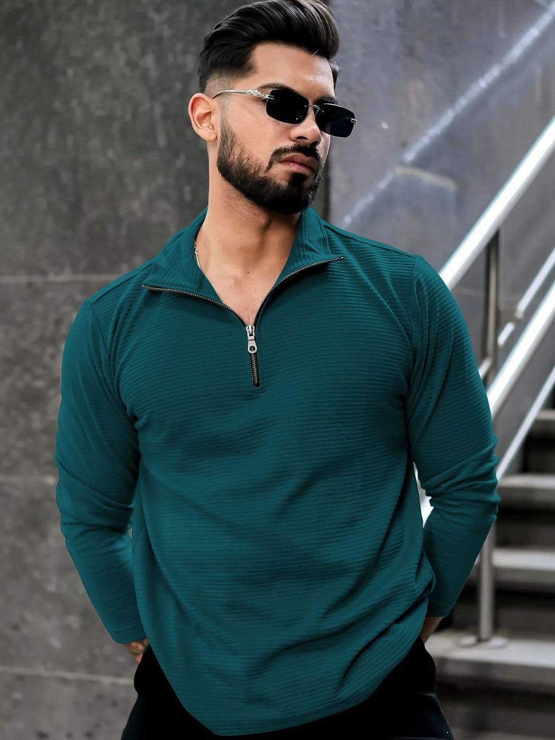 HAPPY KHAJANA Men Polo Collar T-shirt - view 1