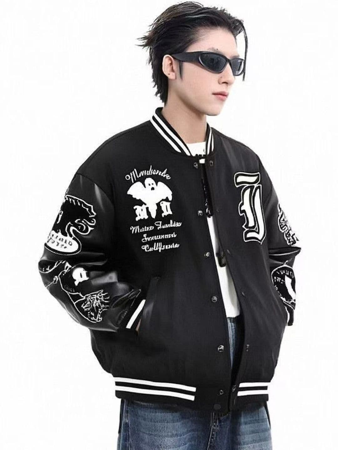 HERE&NOW Men Bomber with Embroidered Jacket - view 1