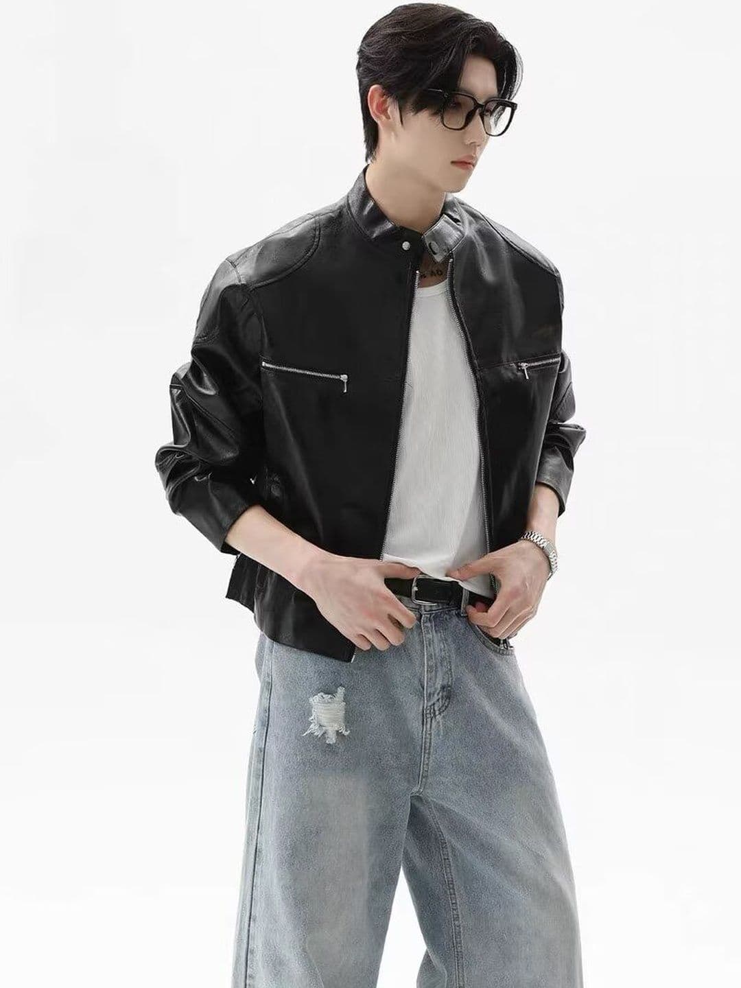 Mast & Harbour Men Biker Jacket - view 1