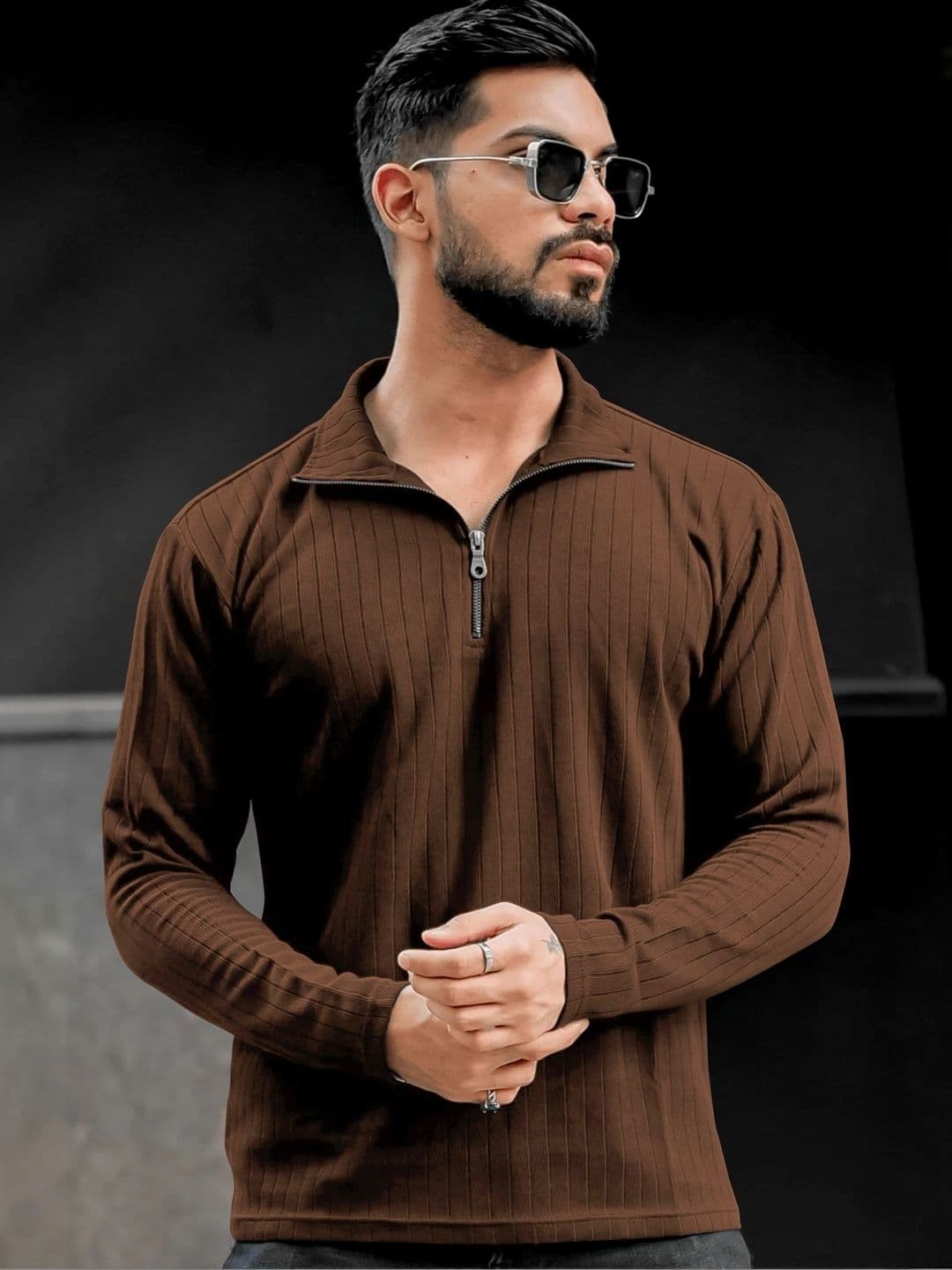 HAPPY KHAJANA Men Polo Collar T-shirt - view 1