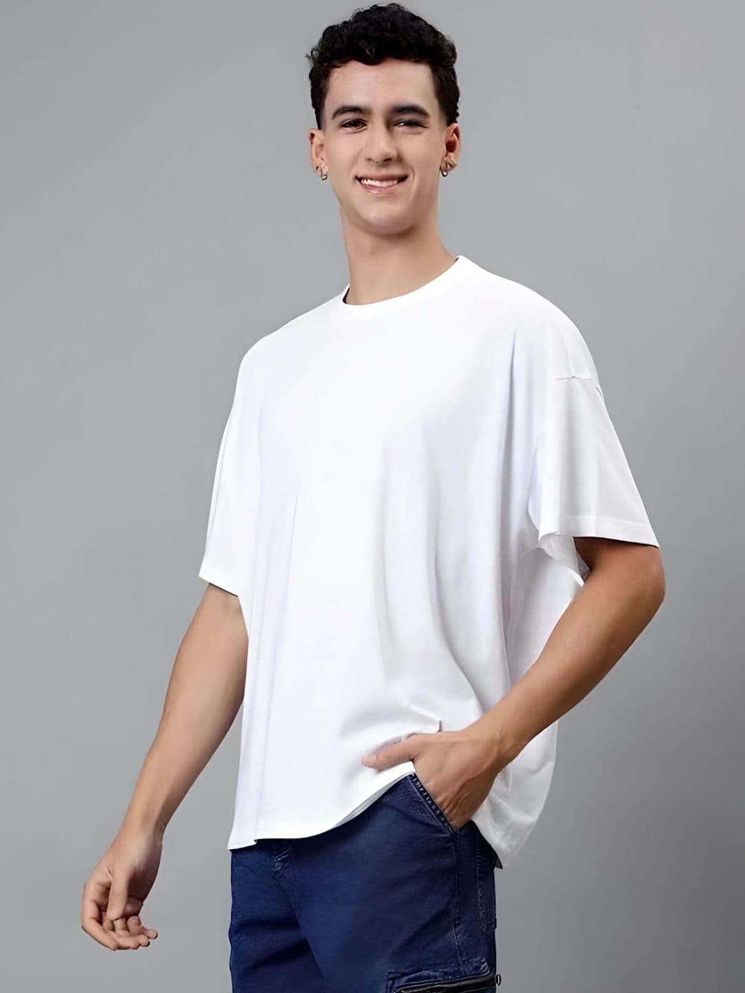 KAIDO Men Oversized Drop-Shoulder Sleeves T-shirt - view 1