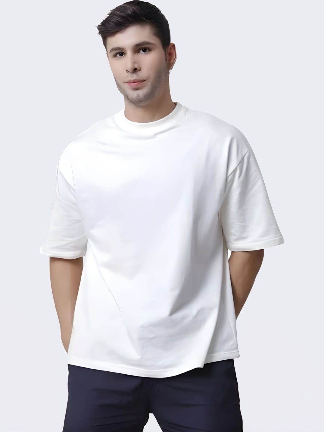 KAIDO Men Oversized High Neck T-shirt - view 1