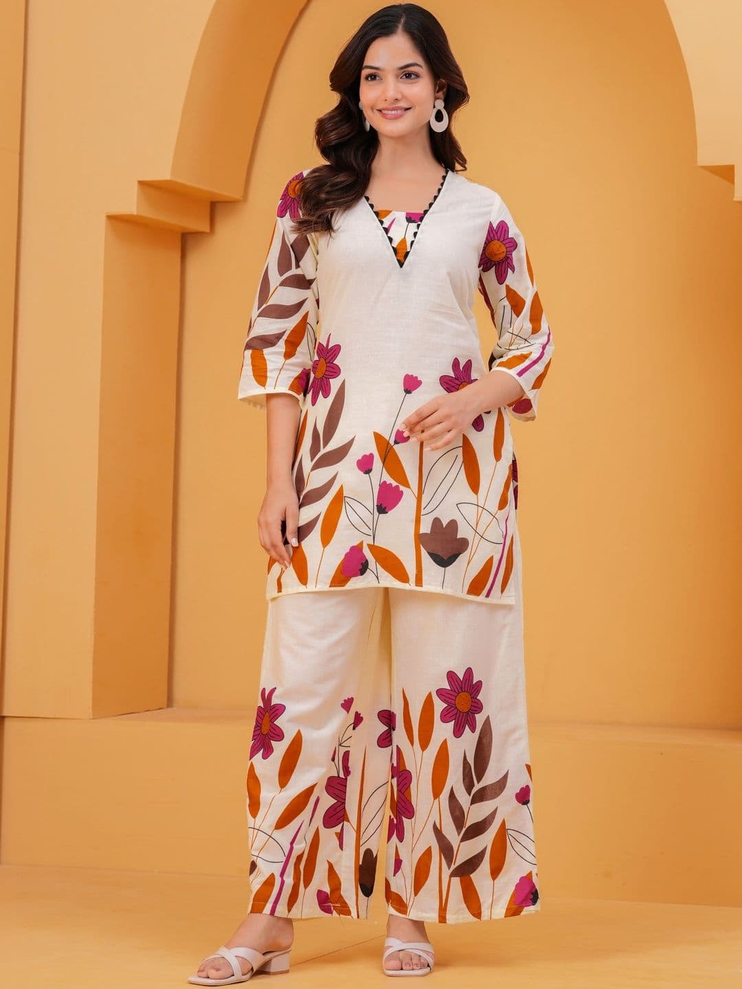 TFP Women Printed Tunic with Palazzos - view 1