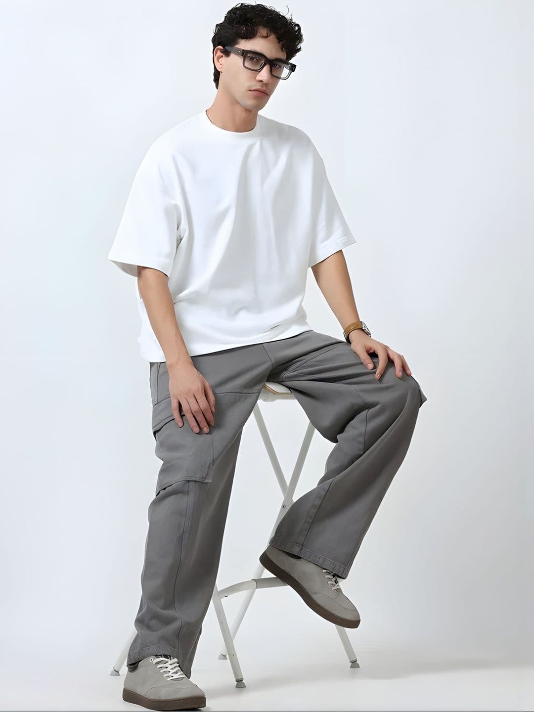 KAIDO Men Oversized Drop-Shoulder T-shirt - view 1