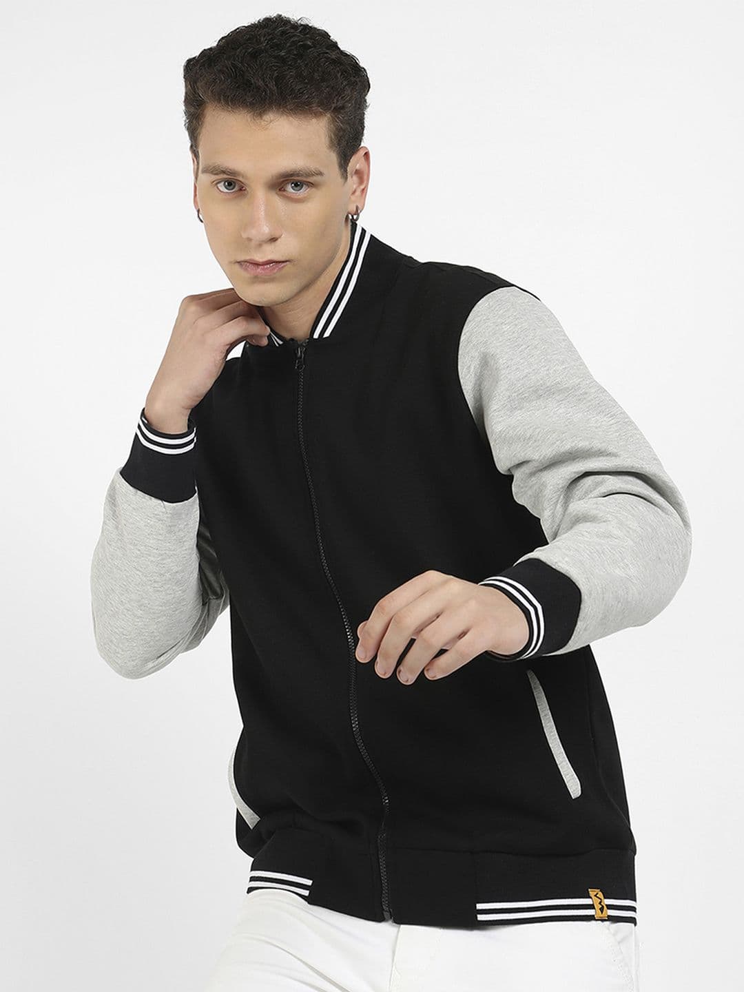 CAHOOT Men Colourblocked Lightweight Bomber Jacket - view 1