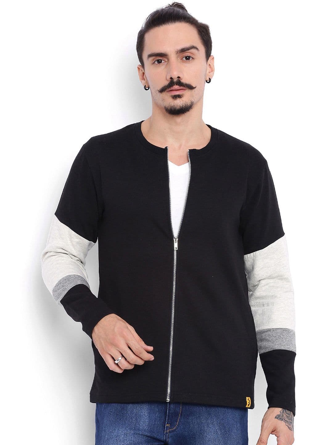 CAHOOT Men Colourblocked Lightweight Bomber Jacket - view 1