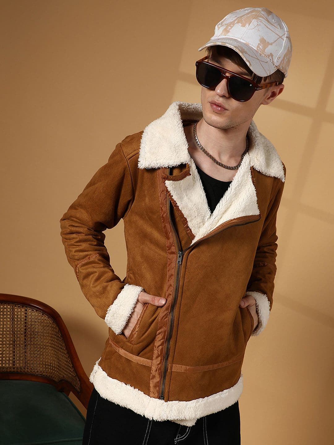 CAHOOT Men Suede Insulator Biker Jacket - view 1