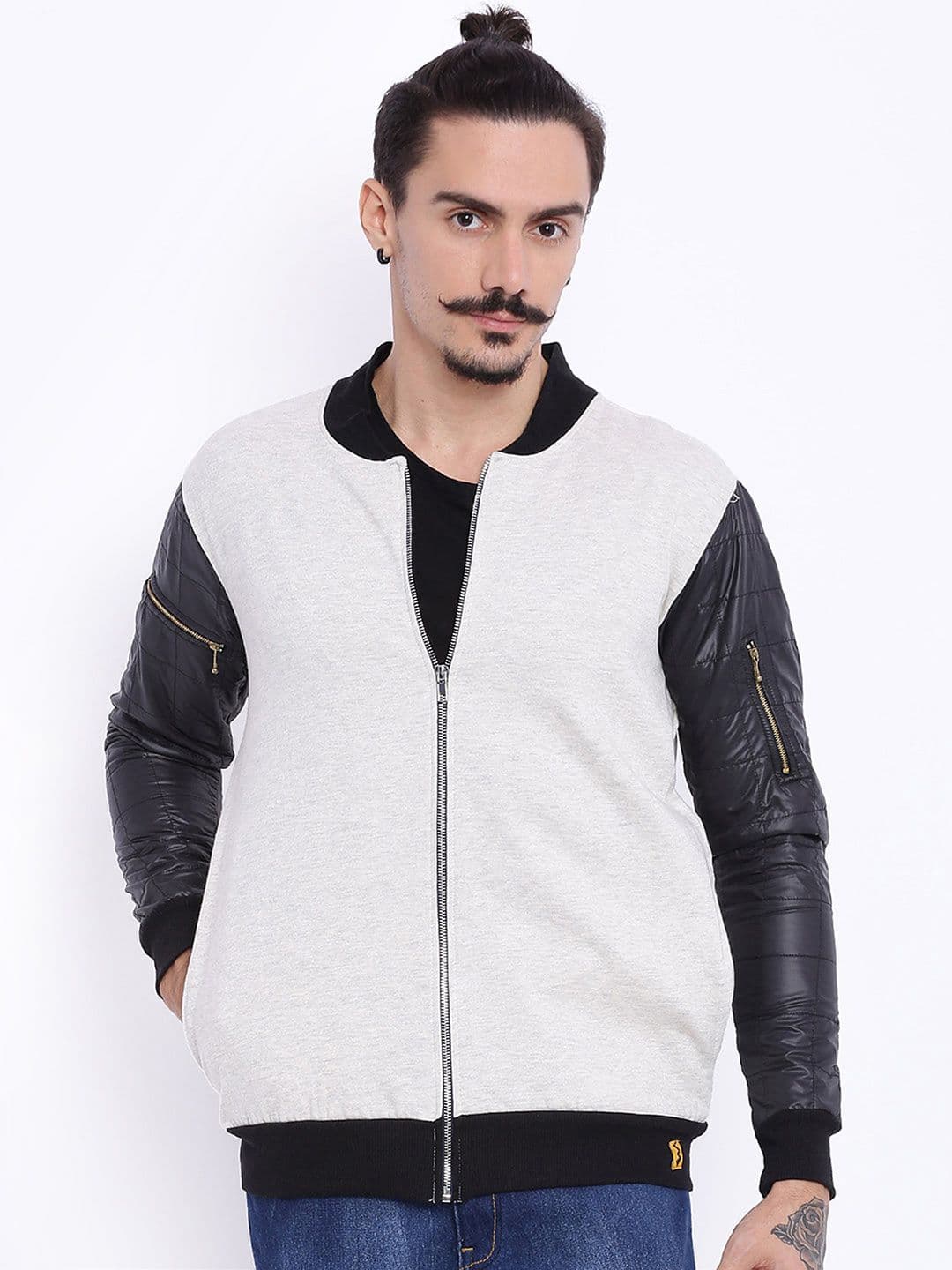 CAHOOT Men Colourblocked Lightweight Bomber Jacket - view 1