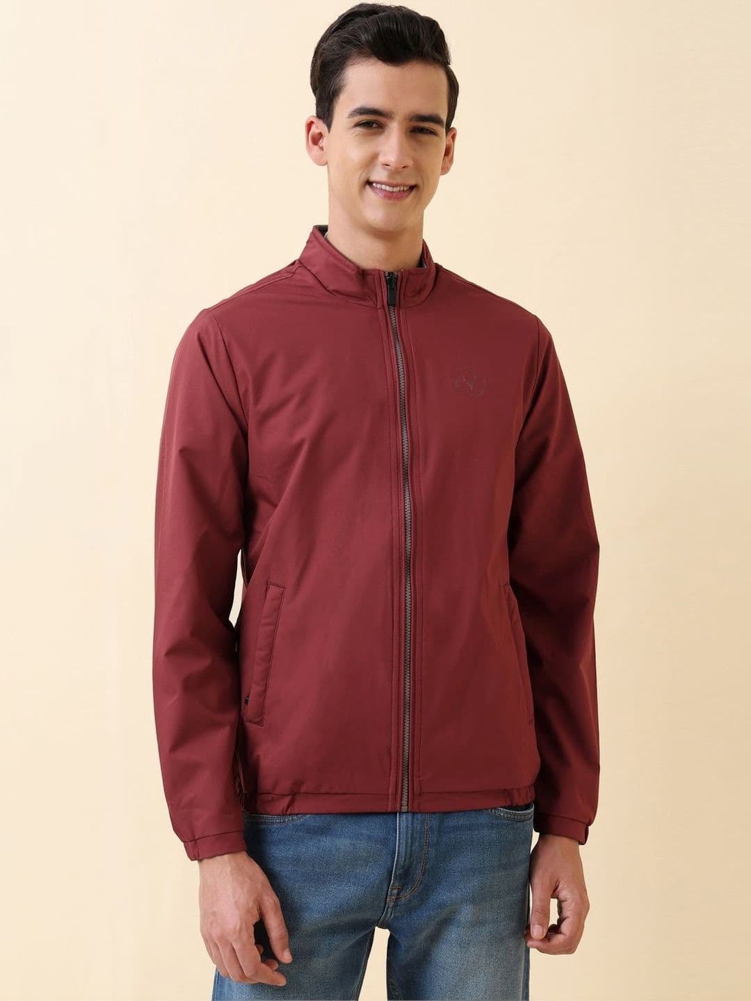 Allen Solly Men Brand Logo Reversible Sporty Jacket - view 1