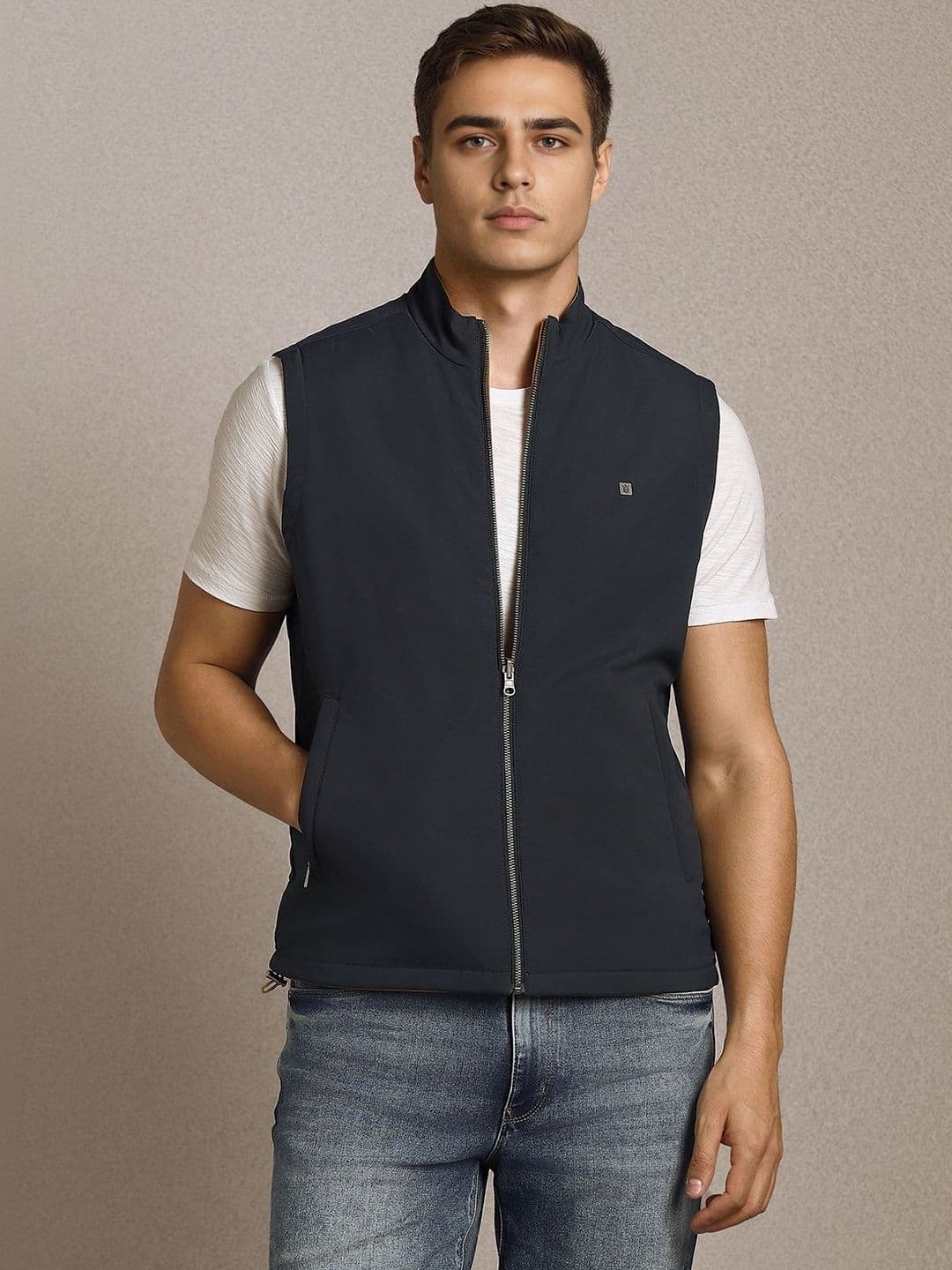 Louis Philippe Jeans Men Reversible Jacket - view 1