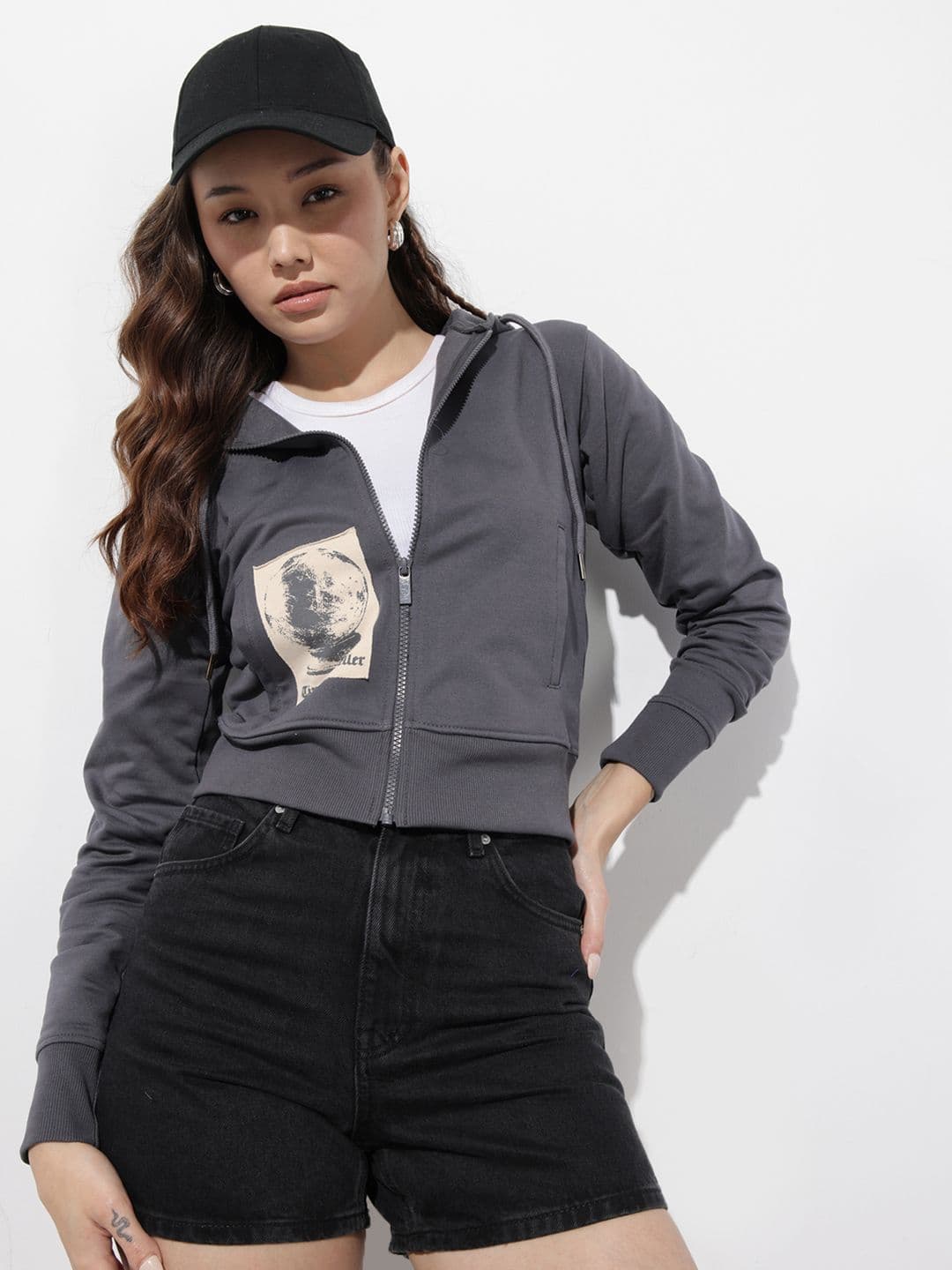 The Roadster Life Co. Printed Hooded Sweatshirt - view 1