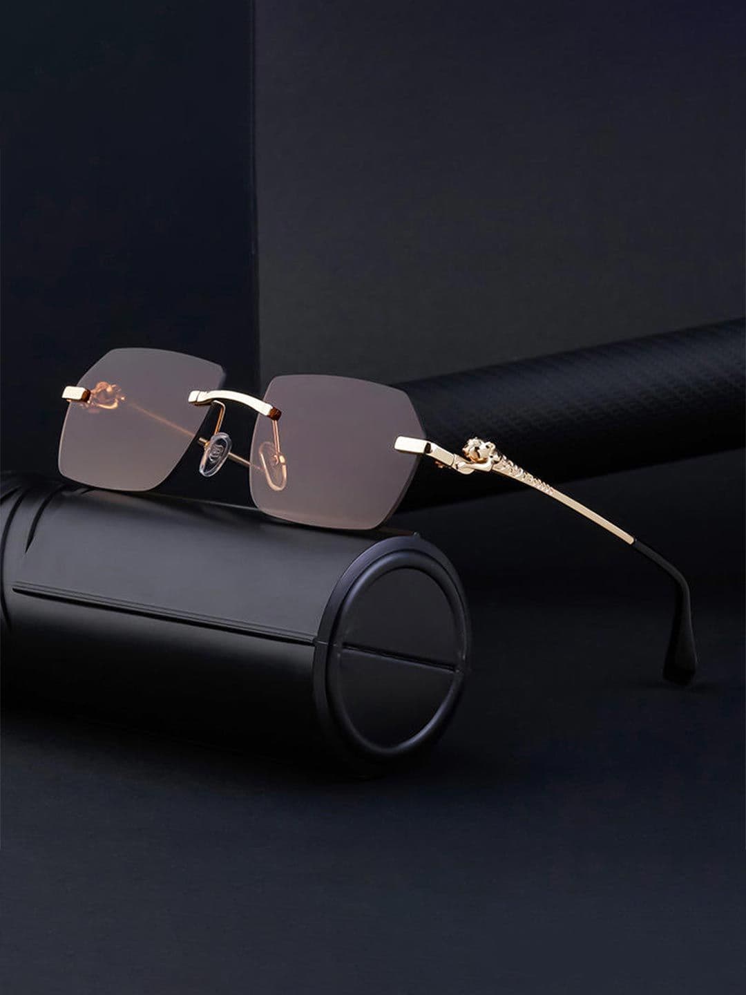 HAYDEN haiza Women Square Sunglasses with UV Protected Lens BROWN-TIGER - view 1