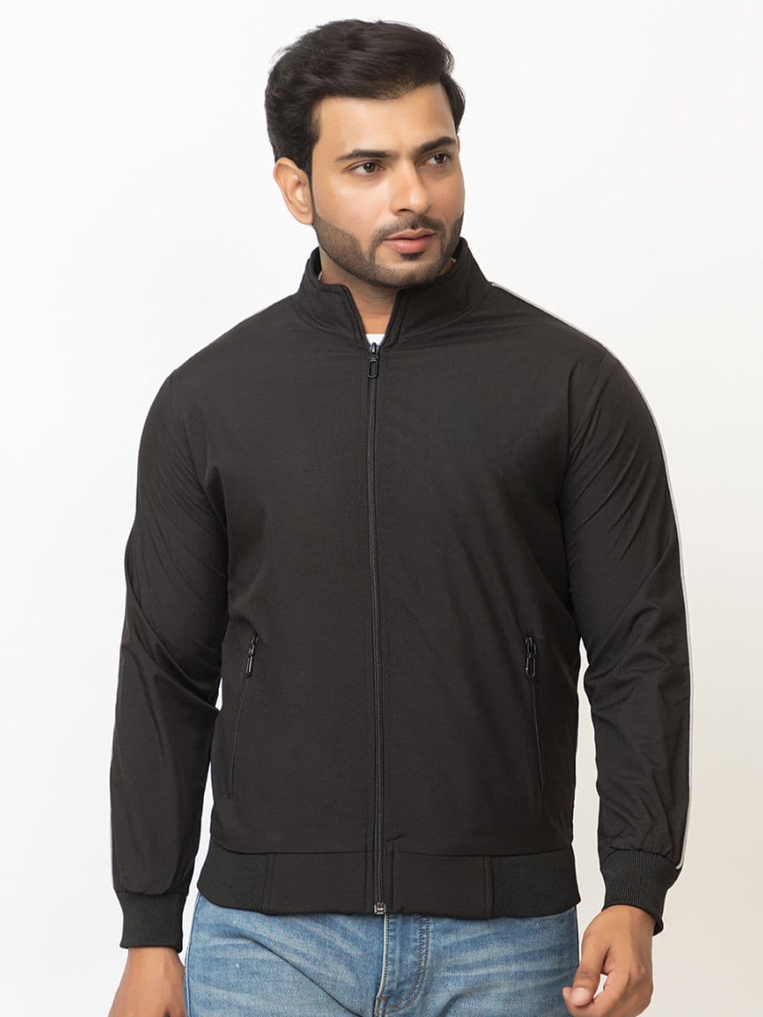 GEE 5 Men Mock Collar Windcheater Bomber Jacket - view 1
