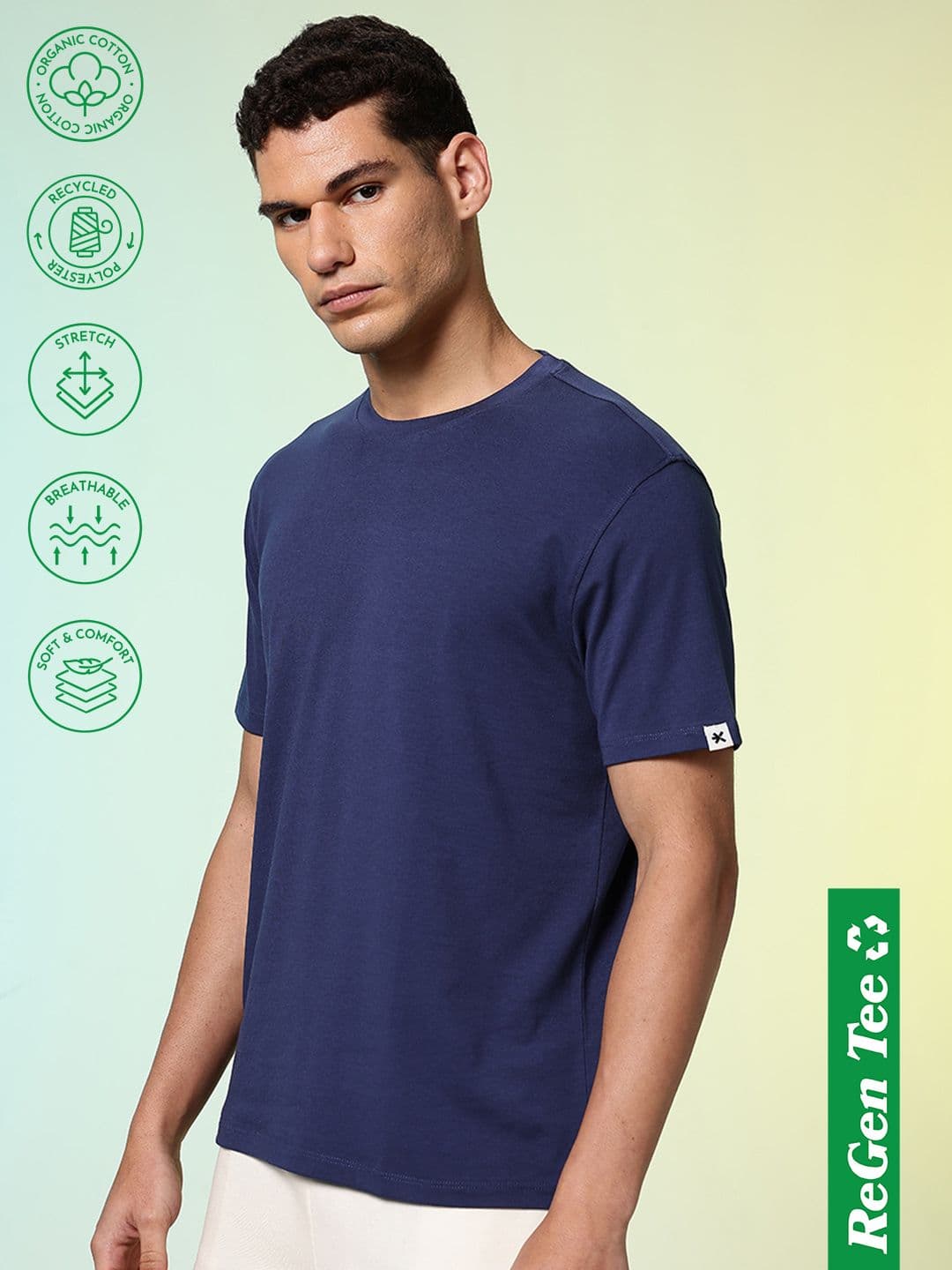 HRX by Hrithik Roshan Men Ultra Soft Cotton blend Solid Tshirts - view 1