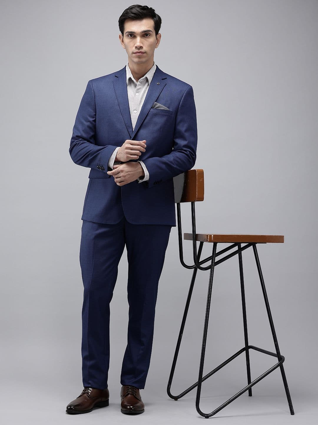 Theme Slim Fit Single-Breasted Two-Piece Formal Suit - view 1
