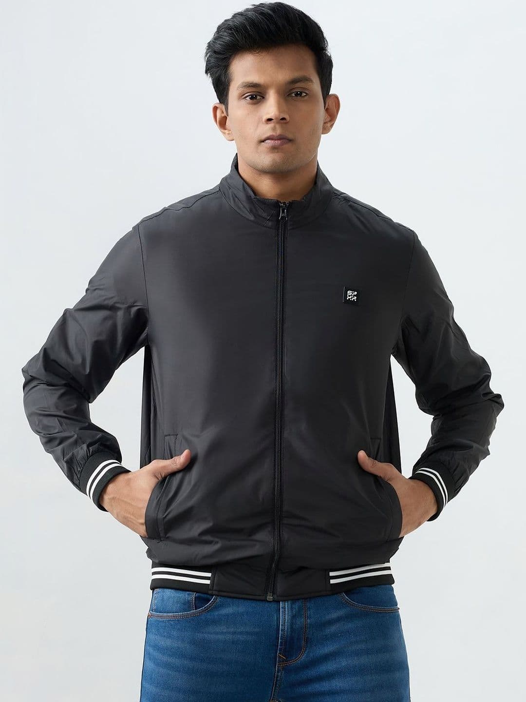 SPYKAR Men Colourblocked Lightweight Bomber Jacket - view 1