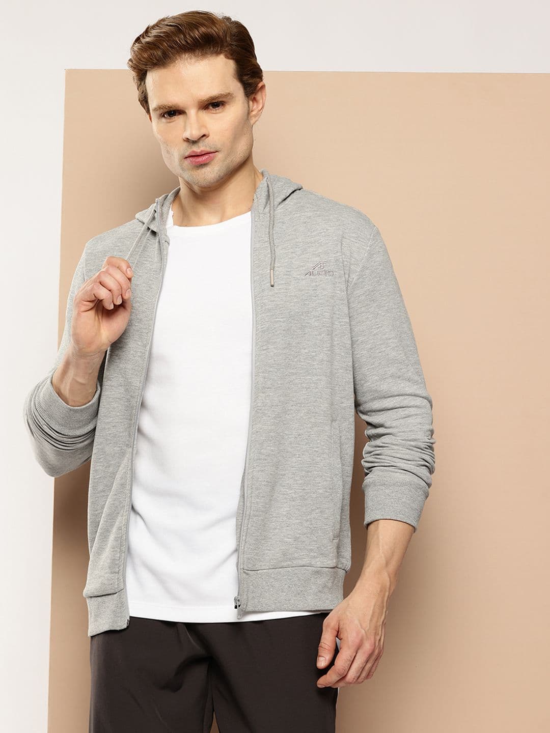 Alcis Brand Logo Detail Hooded Sweatshirt - view 1