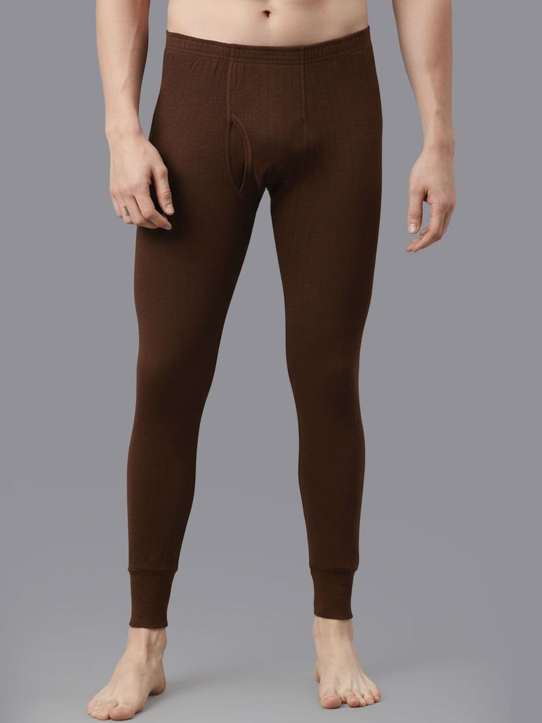 AMUL COMFY Kashmira Mid Rise Ribbed Thermal Bottom - view 1