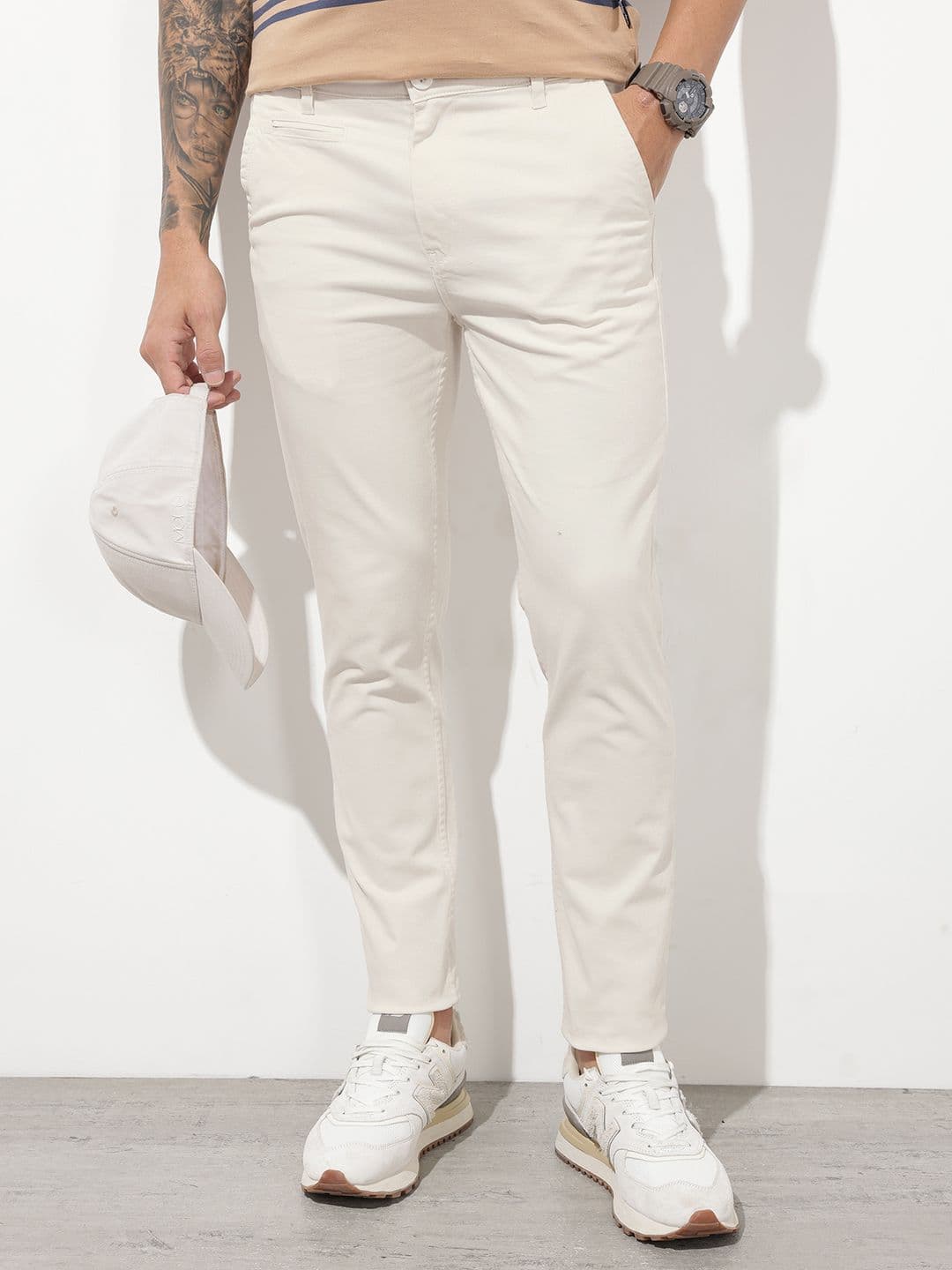 The Roadster Life Co. Men Chinos Casual Trousers - view 1