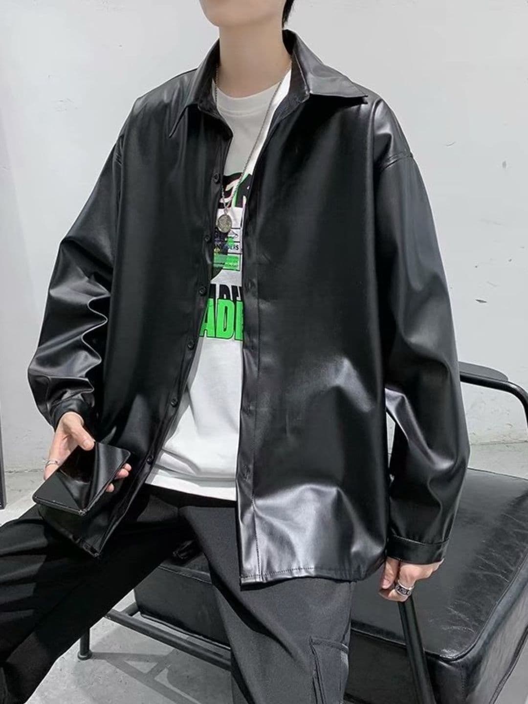 StyleCast Men Open Front Jacket - view 1
