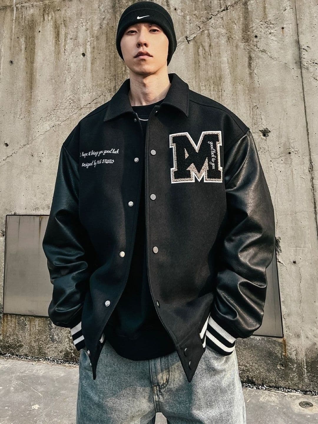 StyleCast Men Typography Open Front Jacket - view 1