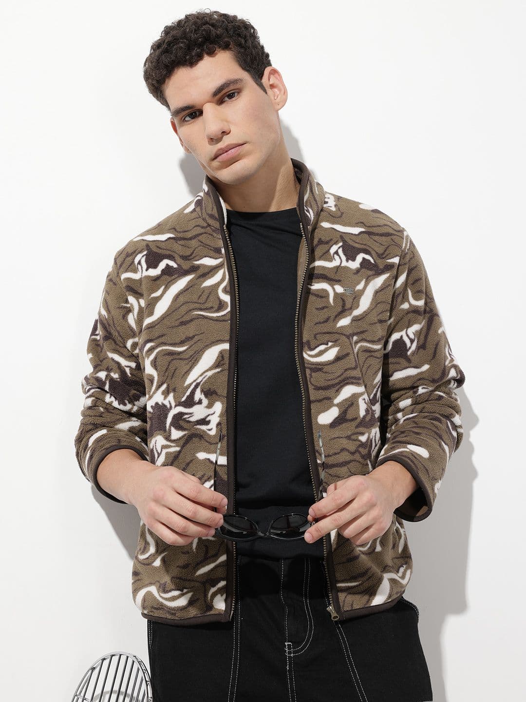 The Roadster Life Co. Abstract Printed Tailored Jacket - view 1