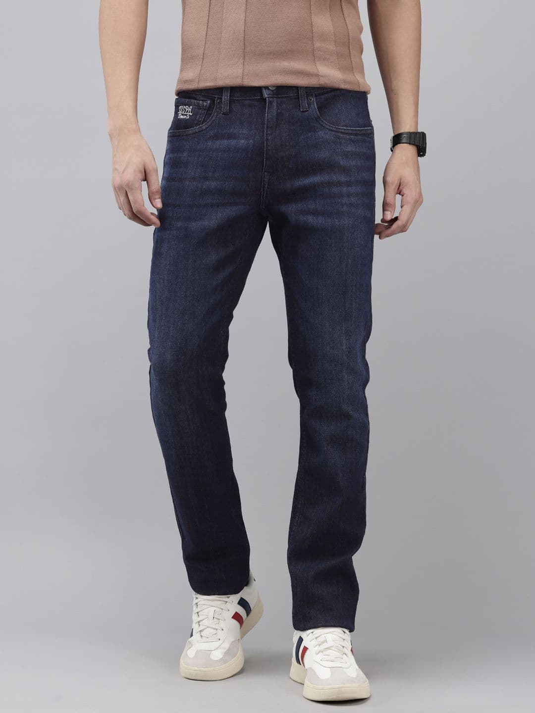 U.S. Polo Assn. Denim Co. Men Regallo Skinny Fit Light Fade Stretchable Jeans - view 1