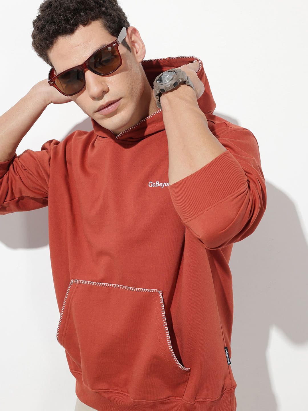 The Roadster Life Co. Hood Knitted Sweatshirt - view 1