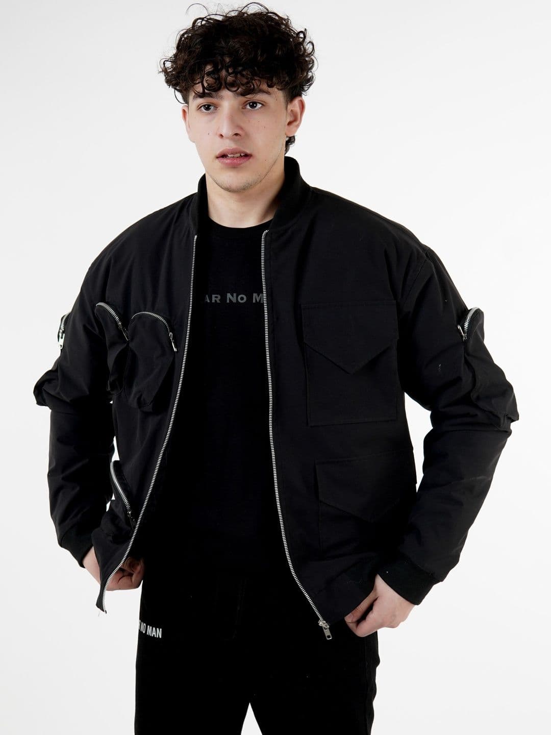 Fear No Man Men Lightweight Bomber Jacket - view 1