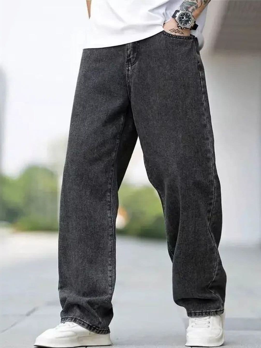 BREXX Men Smart Regular Fit Mid-Rise Light Fade Stretchable Jeans - view 1