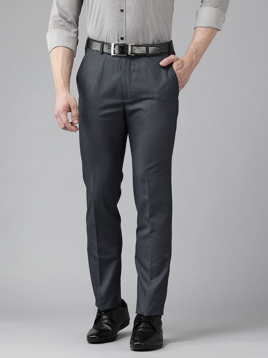 Park Avenue Men Slim Fit Formal Trousers - view 1