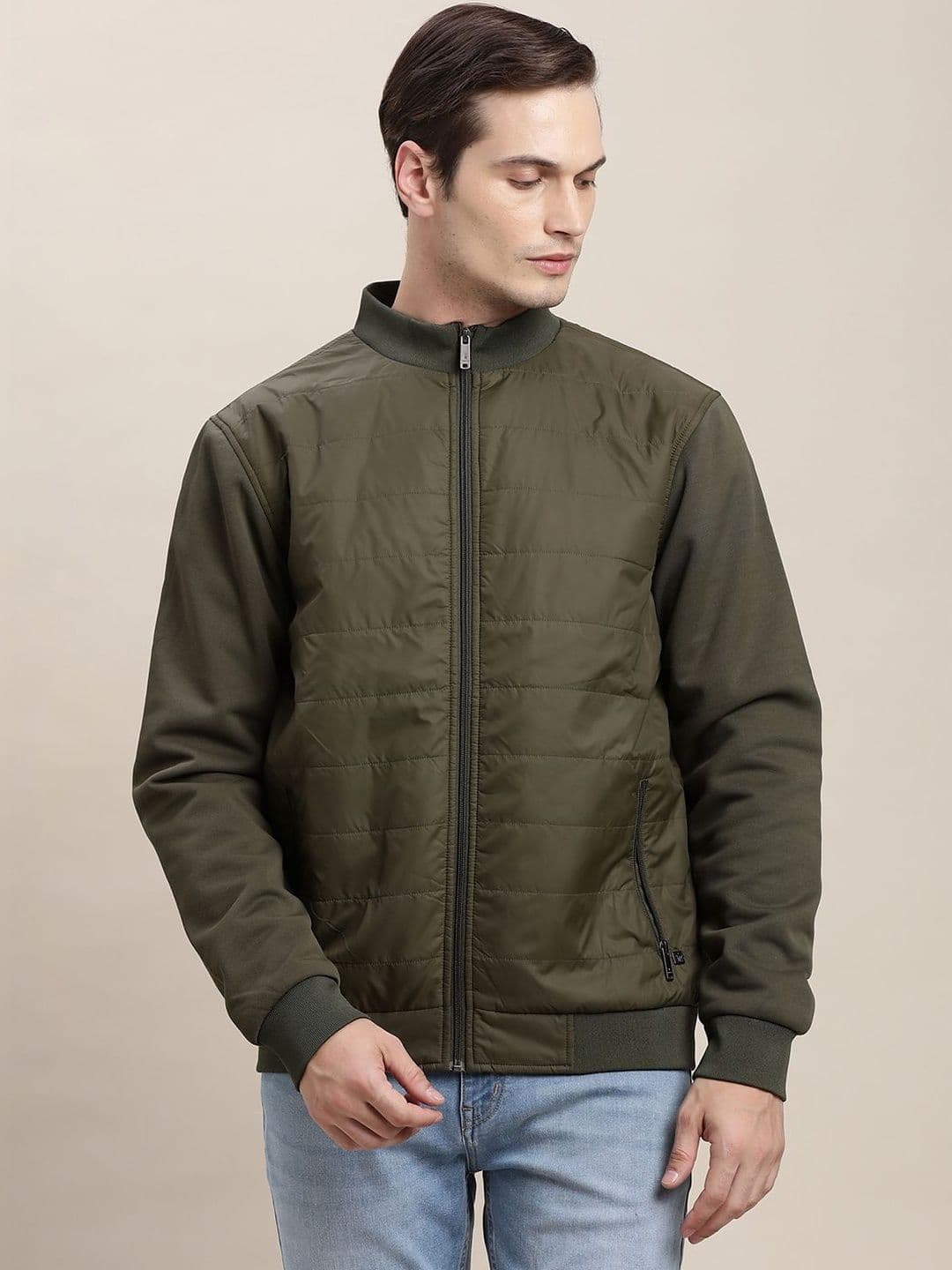 Turtle Men Colourblocked Windcheater Bomber Jacket - view 1