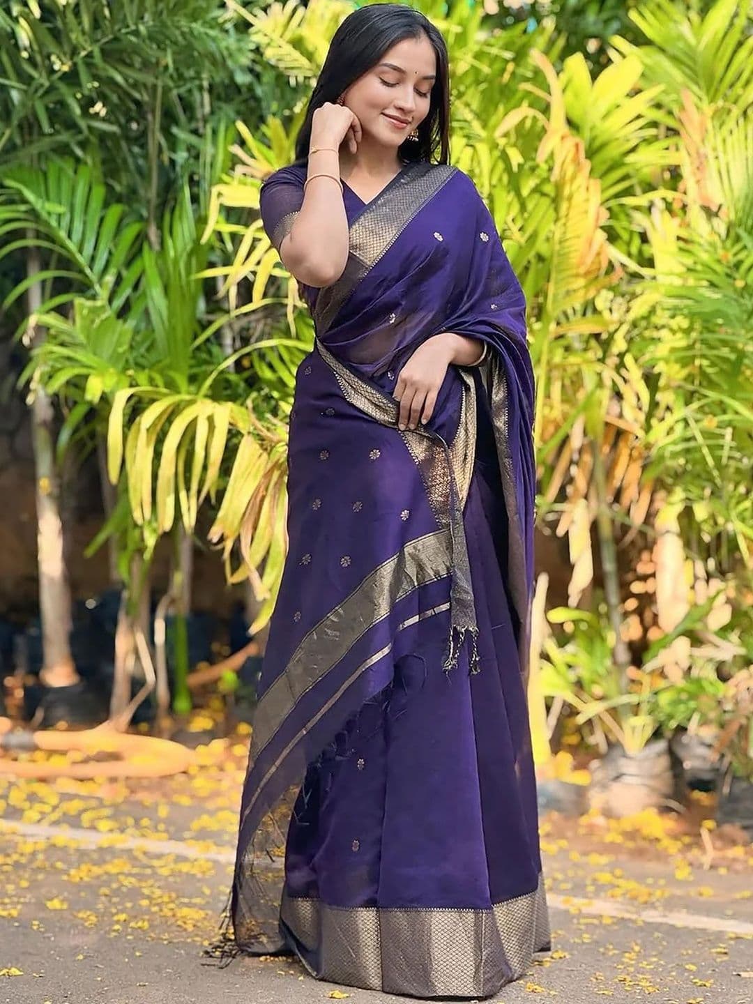 Mitera Woven Design Zari Banarasi Saree - view 1