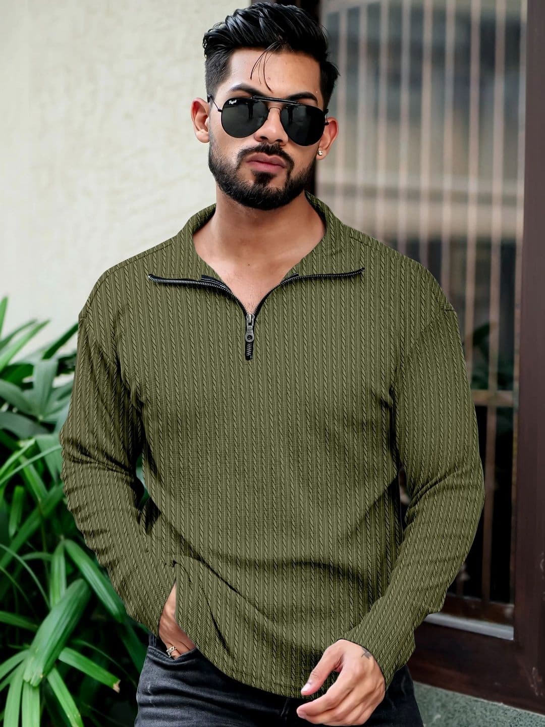 Metronaut Men Mandarin Collar T-shirt - view 1