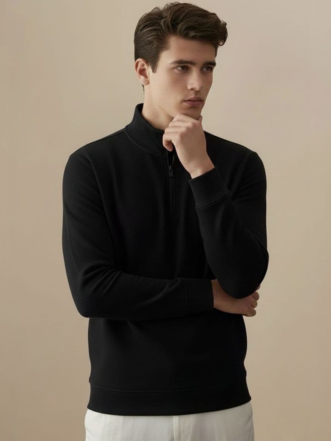 Parona Men High Neck T-shirt - view 1