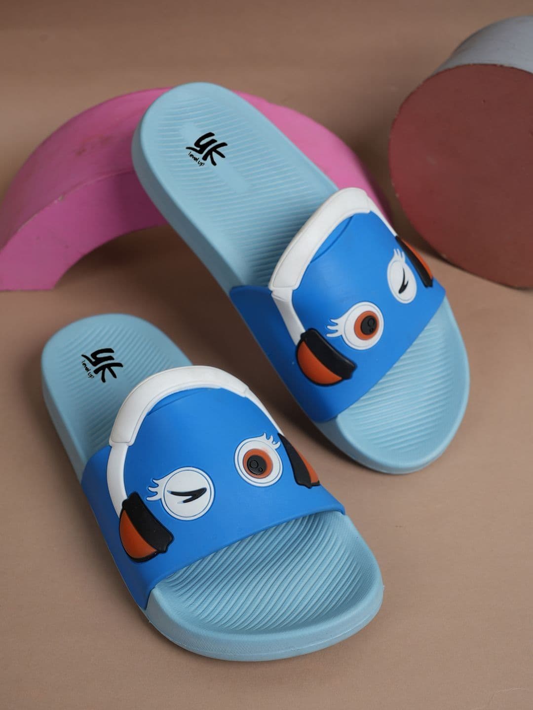 YK Unisex Kids Printed Sliders - view 1