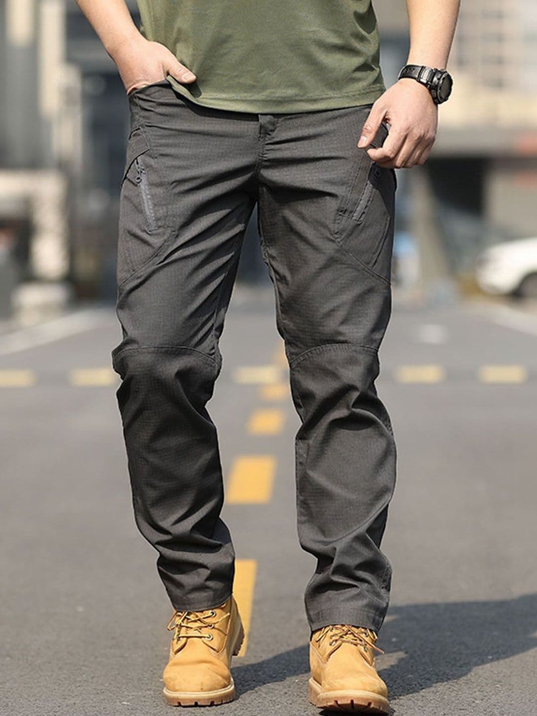 StyleCast Men Trousers With Front & Back Same Pockets - view 1